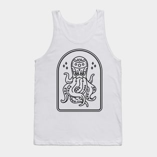 Ninja Octopus (Black) Tank Top